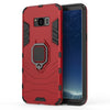 Estuche protector PC + TPU a prueba de golpes para Galaxy S8 +, con soporte para anillo magnético