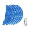 XI272 6 PCS I262 Trapo de limpieza + 6 PCS G604 Pegatina adhesiva mágica para ILIFE V8 / V8S / X750