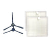 XI279 1 par I258 cepillo lateral + 2 filtros I206 para ILIFE V8S
