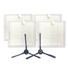 XI281 1 par de cepillos laterales I258 + 4 filtros I206 para ILIFE V8S