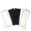 XI215 2 pares de cepillos laterales K614 + 2 filtros I207 PCS + Juegos de cepillos principales I202 para LIFE A4