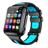 W5 1.54 pulgadas Pantalla de ajuste completo de la pantalla DUAL WATCH SMART TELEFONO, SOPORTE TARJETA SIM / RESTORIO DE GPS / Trayectoria en tiempo real / monitoreo de temperatura, 1GB + 8GB (azul negro)