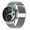 HK8PRO 1,36 pulgadas Correa de acero de pantalla AMOLED Smart Watch, soporte de la función NFC / Monitoreo de oxígeno en sangre (plata)