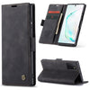 Para Galaxy A81 / Note 10 Lite CaseMe Estuche multifuncional de cuero con tapa horizontal, con ranura para tarjeta, soporte y billetera (negro)