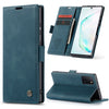 Para Galaxy A81 / Note 10 Lite CaseMe Estuche multifuncional de cuero con tapa horizontal, con ranura para tarjeta, soporte y billetera (azul)