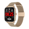 GT30 1.69 pulgadas TFT Smart Watch, acero BNAD IP67 Soporte impermeable Bluetooth Call / múltiples modos deportivos (dorado)