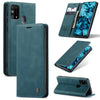 Para Galaxy M31 CaseMe-013 Estuche de cuero con tapa horizontal multifuncional con ranura para tarjeta, soporte y billetera (azul)
