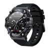 PG666 Pantalla TFT de 1,39 pulgadas Reloj inteligente con llamada Bluetooth, soporte para monitoreo de frecuencia cardíaca / presión arterial (negro)