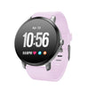 V11 Smartwatch Monitor de presión arterial de frecuencia cardíaca en tiempo real Modo multideportivo Luz de respiración Reloj inteligente para teléfono Android IOS (Silicona rosa)