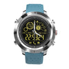 NX02 Sport Smartwatch IP67 Impermeable Soporte Rastreador Calorías Podómetro Smartwatch Cronómetro Llamada SMS Recordatorio (azul)