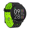 Q88 Smart Watch IP68 Impermeable Hombres Deportes Smartwatch Android Reloj Bluetooth Soporte de frecuencia cardíaca / Recordatorio de llamada / Podómetro / Monitoreo del sueño / Rastreador (Negro Verde)
