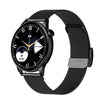 HD1 1.3 pulgadas de pantalla AMOLED Smart Watch con función NFC (Steell+Correa de Silicona)