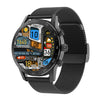 Préstamo DT70 Analógico Digital Dual Display Smart Call Watch (Black Steel)