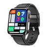 Préstamo E86 1.7 pulgadas Monitoreo de frecuencia cardíaca Smart Bluetooth Watch, Color: Cuero negro