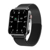 Préstamo E86 1.7 pulgadas Monitoreo de frecuencia cardíaca Smart Bluetooth Watch, Color: Black Steel