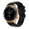 PRUEBA E18 Pro Smart Smart Bluetooth Llamado reloj con función NFC, color: silicona dorada