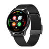 HD3 1.32 pulgadas Monitoreo de frecuencia cardíaca Smart Watch con función de pago (acero negro)