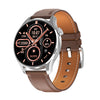 HD3 1.32 pulgadas Monitoreo de frecuencia cardíaca Smart Watch con función de pago (cuero plateado)