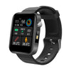 T68 1.54 pulgadas Monitoreo de temperatura corporal Reloj con función de linterna (negro)