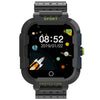 DF75 1.4 pulgadas 4G GPS Posicionamiento Niños Reloj de llamadas inteligente a prueba de agua con función SOS (Negro)