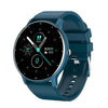 BW0223 Ritmo cardíaco / Oxígeno en la sangre / Monitoreo de la presión arterial Bluetooth Smart Calling Watch, Color: Silicona azul