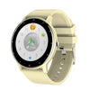 BW0223 Ritmo cardíaco / Oxígeno en sangre / Monitoreo de presión arterial Bluetooth Smart Calling Watch, Color: Silicona Beige