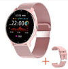 BW0223 Ritmo cardíaco / Oxígeno en la sangre / Monitoreo de la presión arterial Bluetooth Smart Calling Watch, Color: Mesh Pink