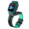 Q19 Cámara de posicionamiento giratoria de 360 grados de 1,44 pulgadas Reloj inteligente impermeable para llamadas de niños (verde)