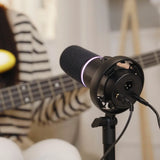 BOYA Castmic S60 Micrófono RGB Dinámico USB-C y XLR