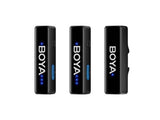 Dos micrófonos y receptor del Boya BOYALINK 2 C2