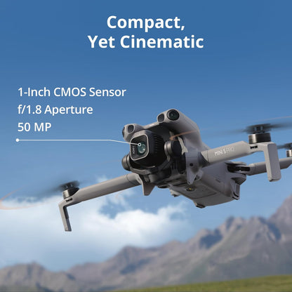 DJI Mini 5 Pro Fly More Combo Plus – Drone 1″ CMOS · 4K/60 fps HDR · Detección de Obstáculos 360° · ActiveTrack 360°