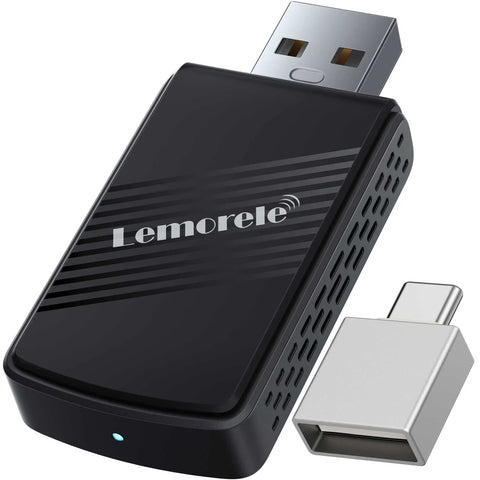 Lemorele Adaptador Inalámbrico Carplay
