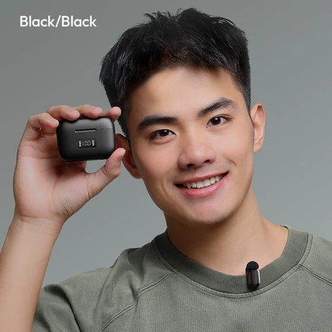 Ulanzi A200 Mini Micrófono Lavalier Doble USB-C A046 Negro