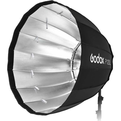 Softbox parabólico Godox P120L de 120 cm armado