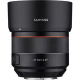 Samyang AF 85mm F1.4 EF Lente Autofoco Full-Frame Para Canon EF
