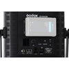 Godox LED1000Bi II con barndoors de cuatro hojas