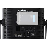 Godox LED1000Bi II con barndoors de cuatro hojas