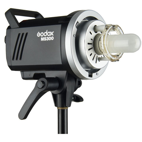 Godox MS300-F Kit de 2 Flash Estudio 300W Cada Uno Con Bolso y Trípodes