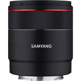 Samyang AF 24mm F1.8 Lente Full Frame AutoFoco Para Montura Sony E  .