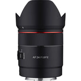 Samyang AF 24mm F1.8 Lente Full Frame AutoFoco Para Montura Sony E  .