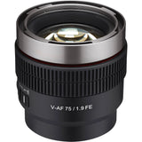 Samyang Cine V-AF 75mm T1.9 Lente Autofoco Full-Frame Para Sony E