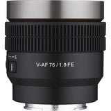 Samyang Cine V-AF 75mm T1.9 Lente Autofoco Full-Frame Para Sony E