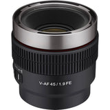 Samyang Cine V-AF 45mm T1.9 Lente Autofoco Full-Frame Para Sony E