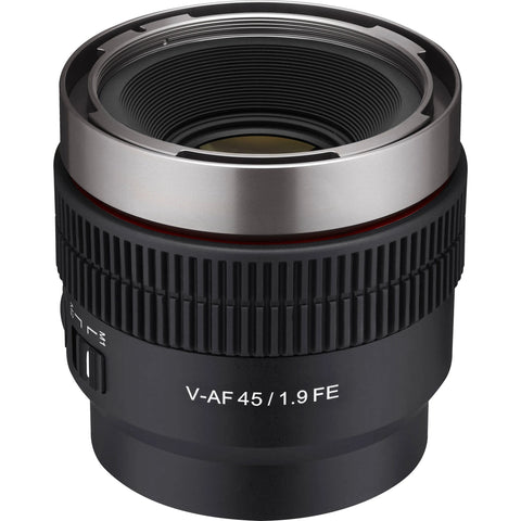 Samyang Cine V-AF 45mm T1.9 Lente Autofoco Full-Frame Para Sony E