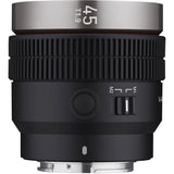 Samyang Maleta 4 Lentes Cine 24mm 35mm 45mm y 75mm T1.9 Adaptador Enfoque Manual y Lens Station