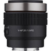 Samyang Cine V-AF 20mm T1.9 Lente Autofoco Full Frame Para Sony E
