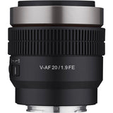 Samyang Cine V-AF 20mm T1.9 Lente Autofoco Full Frame Para Sony E