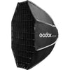 Octabox Godox ML-SF50 de 50 cm montado en luz LED