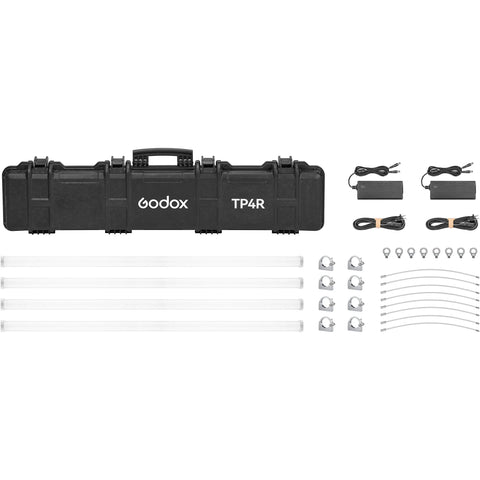 Godox TP4R-K4 KNOWLED Pixel RGB LED Kit de 4 Tubos