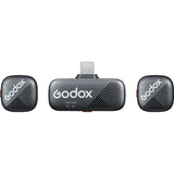 Godox Cube-SL Kit 2 Micrófono Inalámbrico Doble Con Conector lightning